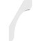 Ekena Millwork 4-in. W x 16-in. D x 28-in. H Legacy Architectural Grade PVC Knee Brace BRCP04X16X28LEC - alternate 2